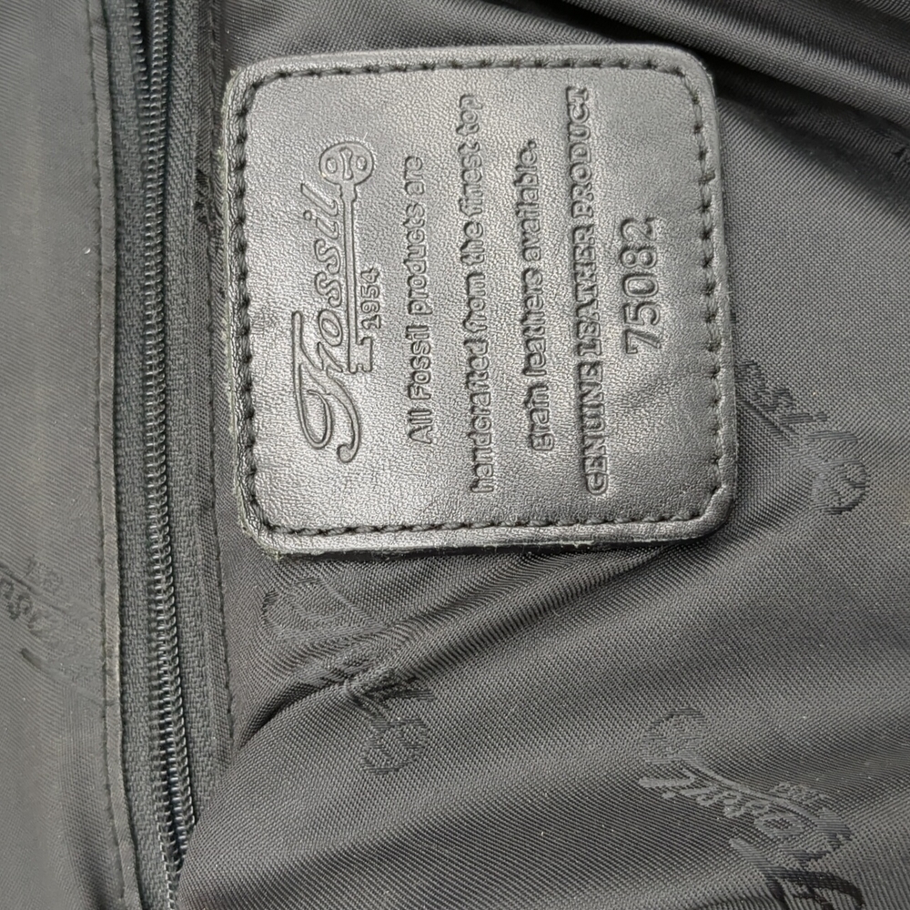 Fossil black leather purse - Picture 9 of 13